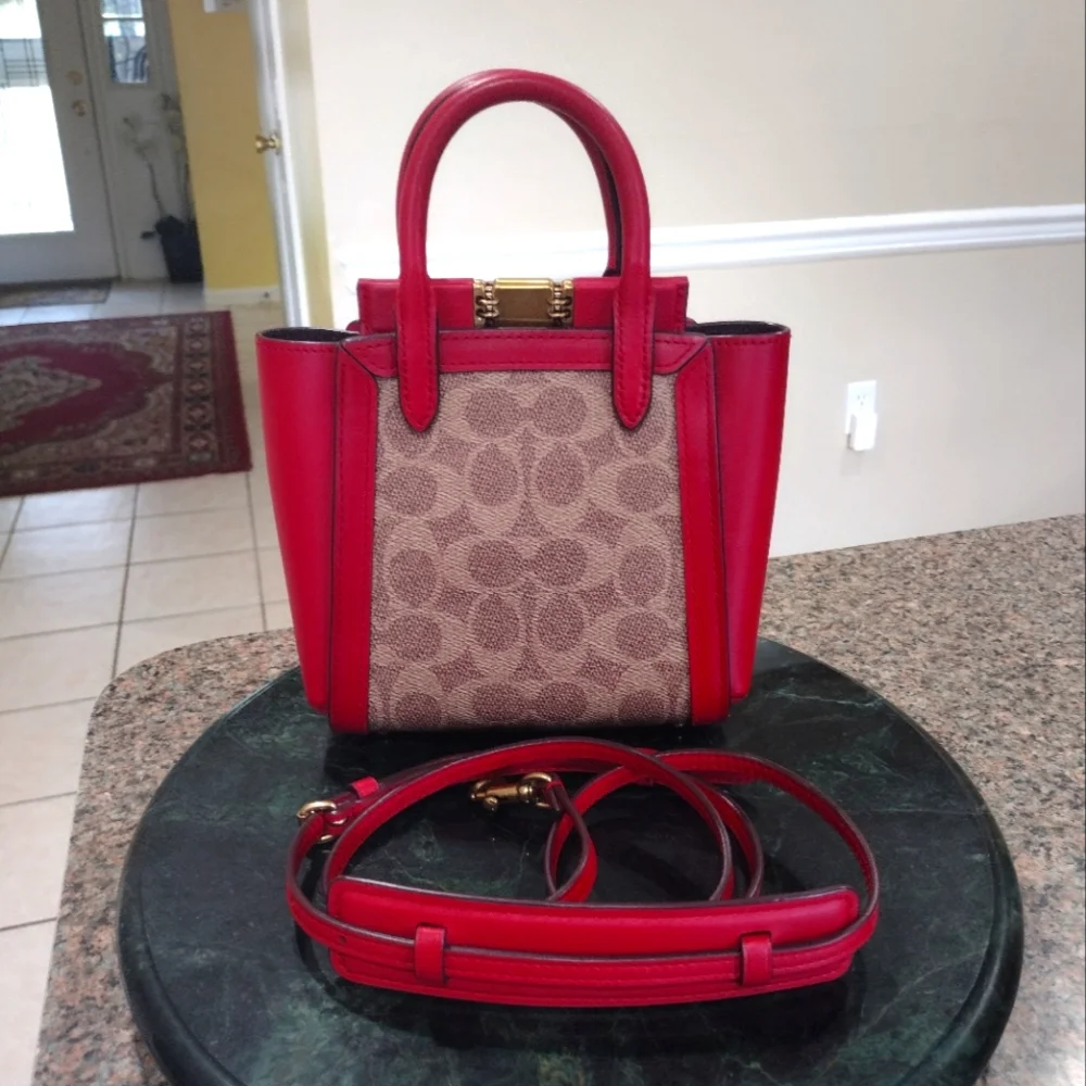 Coach 1941  Troupe 16 Signature Canvas mini satchel